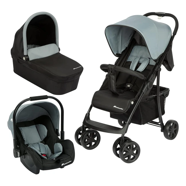 Passeggino Bebeconfort Roadeo Trio Neonati Grigio - Sistema Combinato