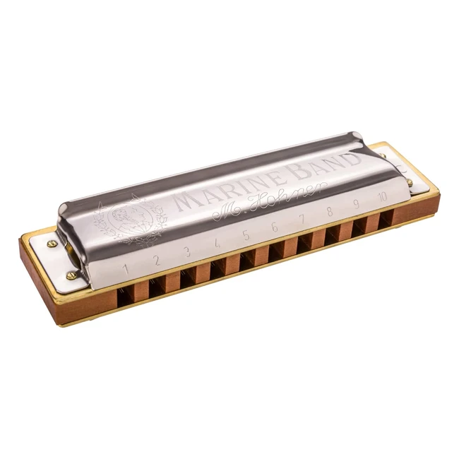 Hohner Hom1896017marino Banda Classic en C Armónica - ¡Sonidos potentes y duraderos!