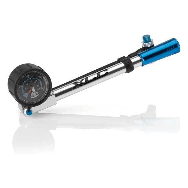 Bomba de Amortiguador XLC Highair Pro 27 Bares con Manómetro y Manguera