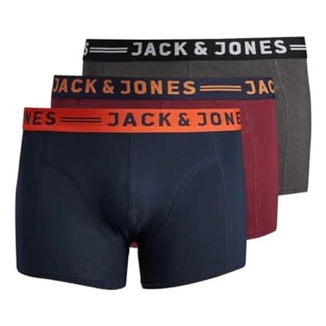 Jack  Jones Accesorio Hombre 12147592 - Pack de 3 Boxers Estampados