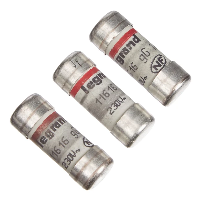 Fusible de Cartucho Legrand LEG92912 - 16A 3680W - Proteccin elctrica conf