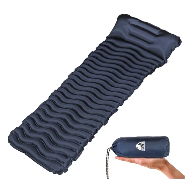 Unigear Ultralight Inflatable Sleeping Pad - Compact Air Camping Mat - Lightweig