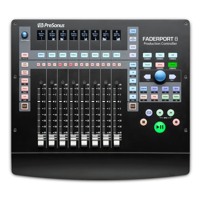 Presonus Faderport 8 - 8-Fader DAW Mix Production Controller mit Softwarepaket