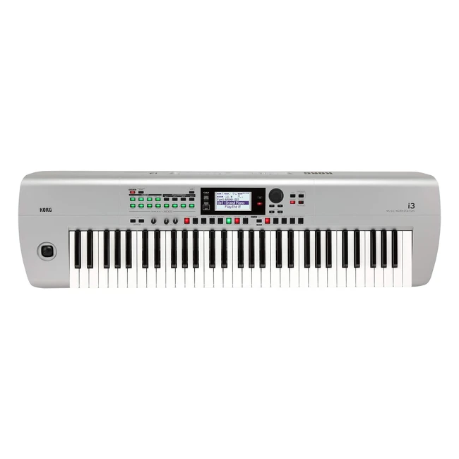 Korg i3 Keyboard Arranger 61 Noten Grau Matt - Transposition Sequencer 270 Sty