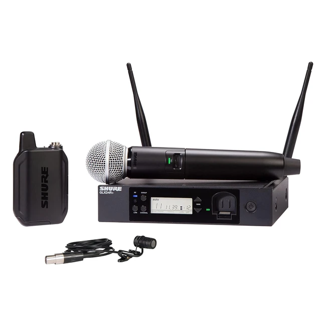 GLXD124R85SM58 Combo System - Wirelesses Mikrofonsystem mit SM58 Mikrofon und GLXD4R Empfänger