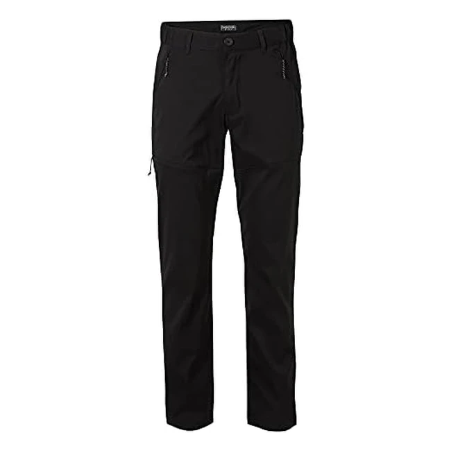 Craghoppers Men's Kiwi Pro Hiking Trousers - Black, 34L - Lightweight & Durable