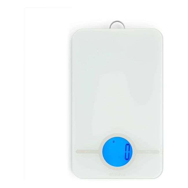 Báscula Digital de Cocina Brabantia Tasty, Color Gris Claro, Multifuncional