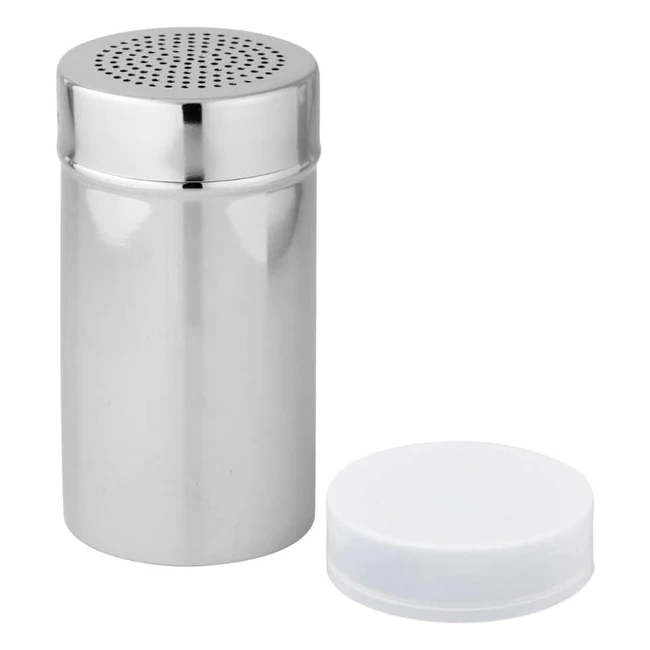 Saupoudreuse Fackelmann 42908 en acier inoxydable 7x13cm - Idale pour saupoudr