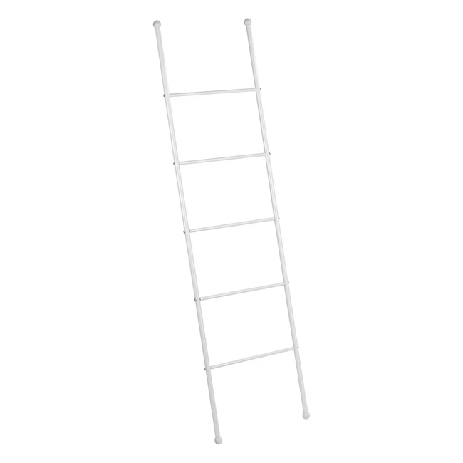Perchero de acero blanco Wenko Viva - Ref. 35x43x1565 - ¡Organiza tus toallas!