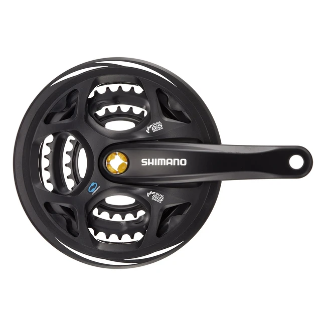 Guarnitura Shimano 8 velocità nero FCM311 48/38/28T 175mm
