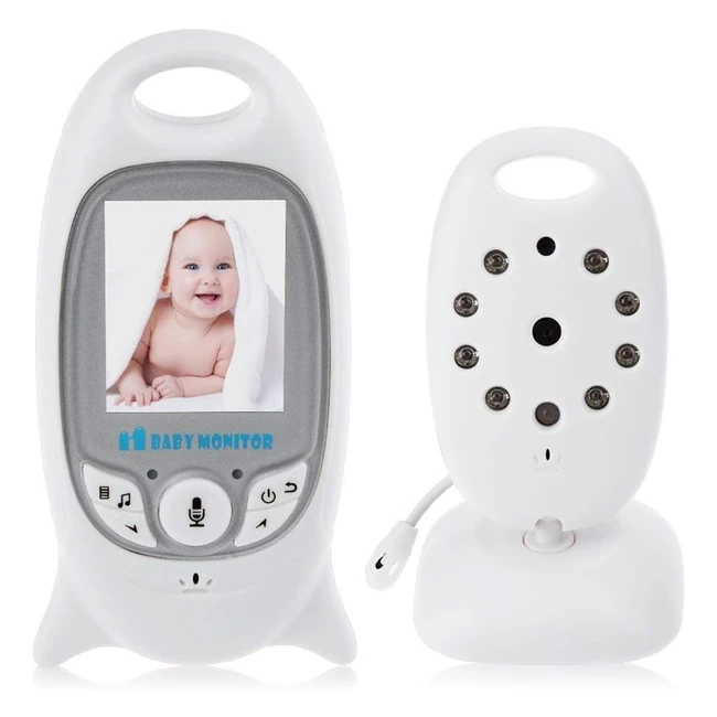 Babyphone Caméra Vidéo Sans Wifi - TKMars, Réf. 1234567890 - Communication Bidirectionnelle, Vision Nocturne