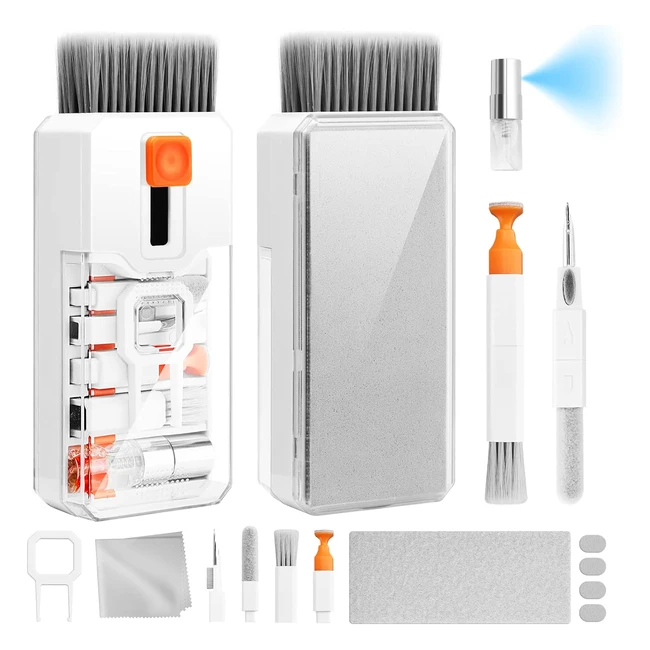 Kit de Nettoyage Clavier Ordilend 10 en 1 - Brosse Pinceaux Nettoyant cran -