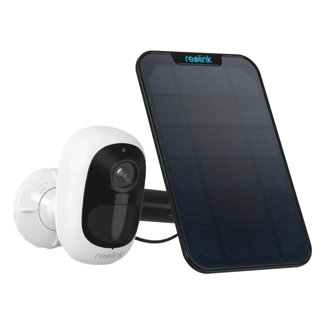 Reolink 3MP Solar Security Camera - Wireless, 2-Way Audio, Human/Vehicle Detection