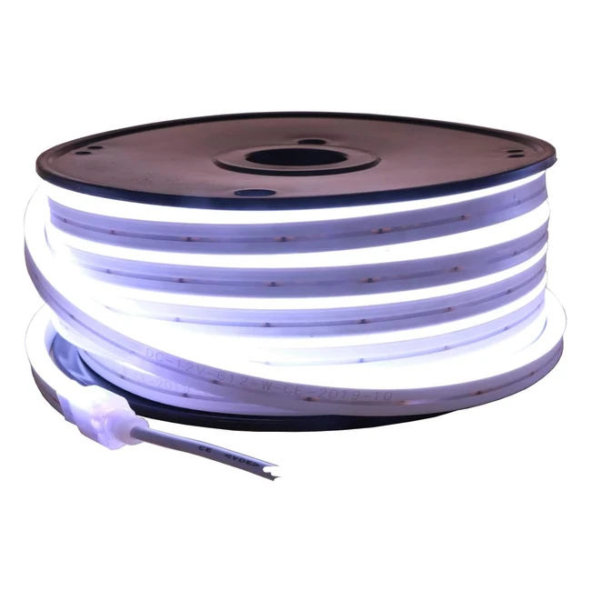 Luz LED Silicona Impermeable 12V - Decoración Interior y Exterior - DIY - 15m - Blanco Frío