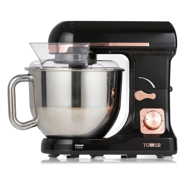 Tower T12033RG 3in1 Stand Mixer - 6 Speeds - 1000W - Rose Gold