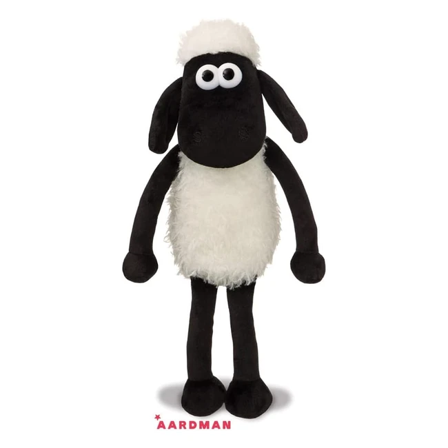 Shaun the Sheep 61173 Plush Toy - 8in - Black and White - Suitable for All Ages