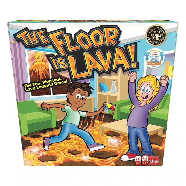 The Floor is Lava - Fun Physical Lava Leaping Game - Ages 5
