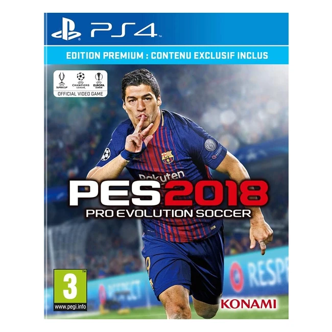 ¡Pes 2018 Premium D1 Edition! ¡Importación Francesa! ¡Juega con estilo y emoción!