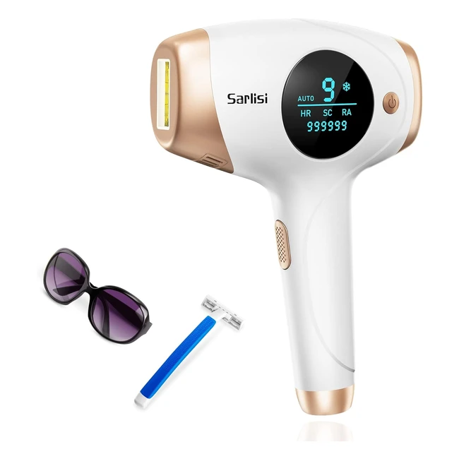 Laserhaarentfernung Upgraded 999999 Blitze IPL Dauerhafte Haarentfernung 3-in-1 Haarentfernungsgerät