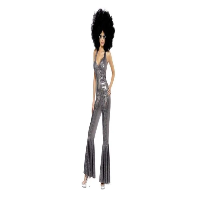 Costume Diva Disco Smiffys Argent Taille 4042 - Pantalon Vas - Rf 345355