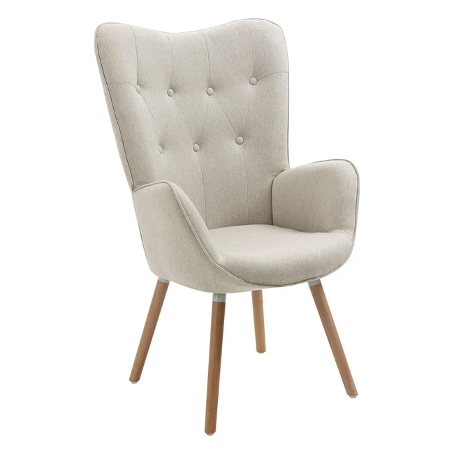 Meuble Cosy Sessel Relaxsessel Polstersessel Einzelsessel mit Holzbeinen Flgel