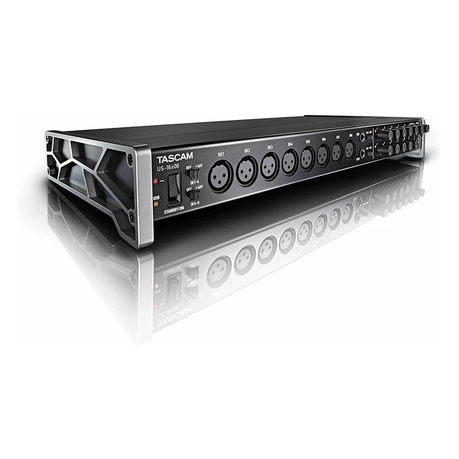 Tascam US16x08 USB-Audio-MIDI-Interface, 16 Eingänge, 8 Ausgänge
