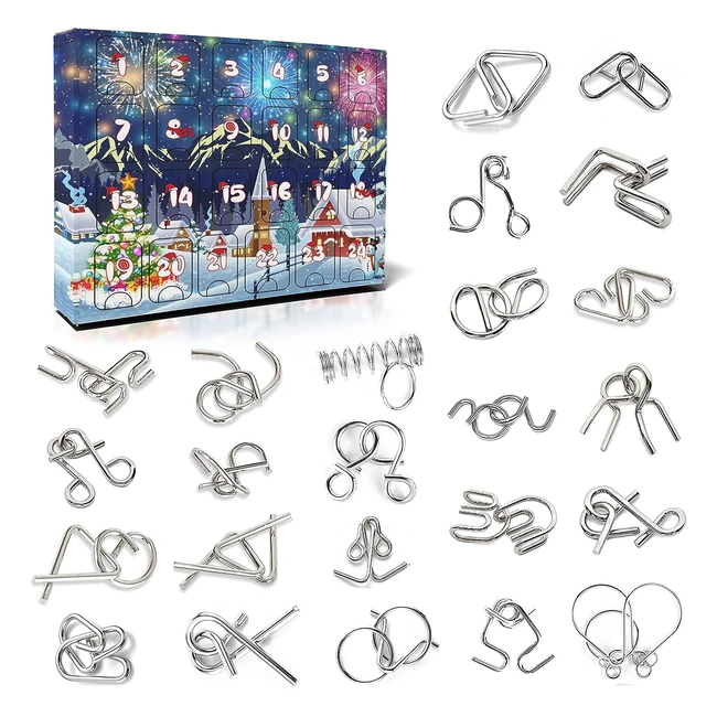 Calendrier de l'Avent 2023 Casse-tête pour Adulte/Enfant - Cadeau de Noël