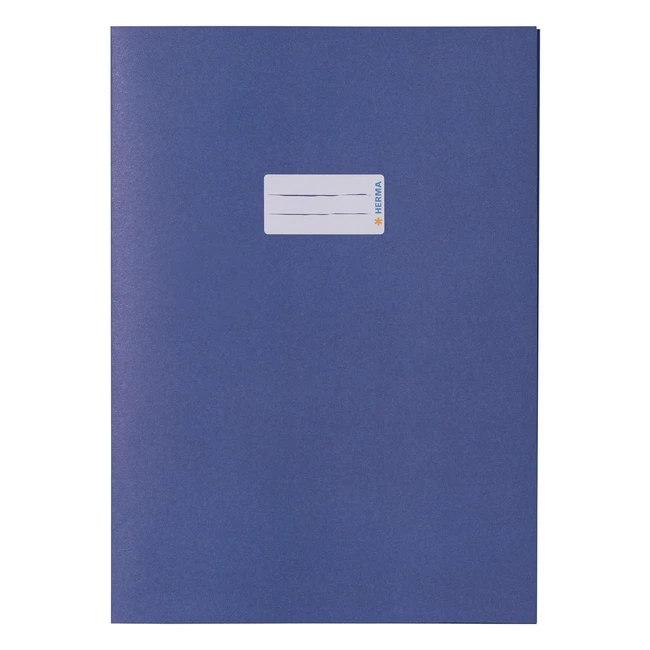 Herma 5533 Heftumschlge A4 Papier Blau 10 Stck - Hefthllen aus Recycling-A