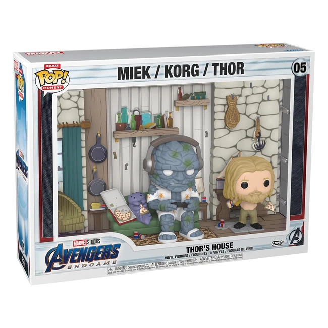 Funko Pop Moments Deluxe Marvel Avengers Endgame Thors House Vinylsammelfigur