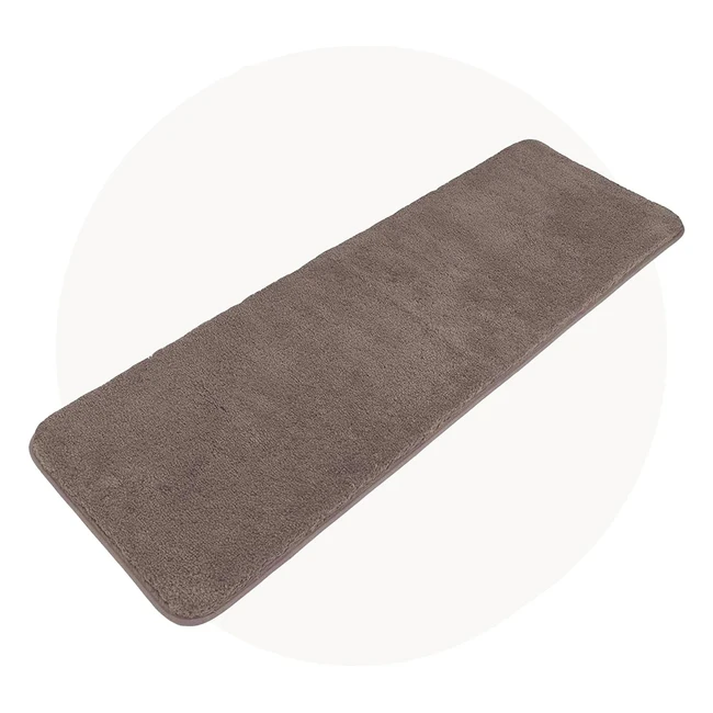Tappetino bagno antiscivolo Carvapet assorbe acqua morbido peluche 50x150cm