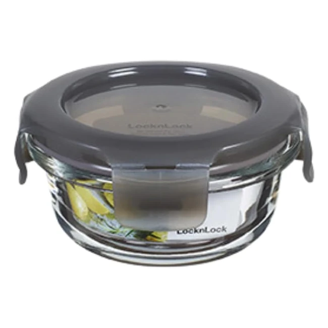Boîtes de conservation en verre LocknLock, 130 ml, rondes, résistantes au four jusqu'à 400°C