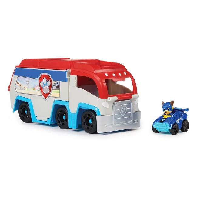 Paw Patrol Mighty Movie Pup Squad Patroller Toy - Collectible Mighty Pups Chase Car
