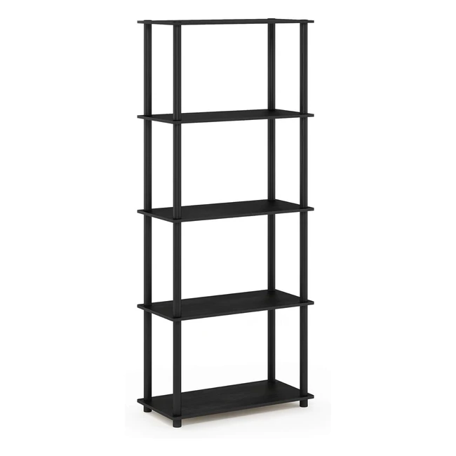 Furinno Toolless Shelves Wood AmericanoBlack One Size - Stylish Design, Durable Material
