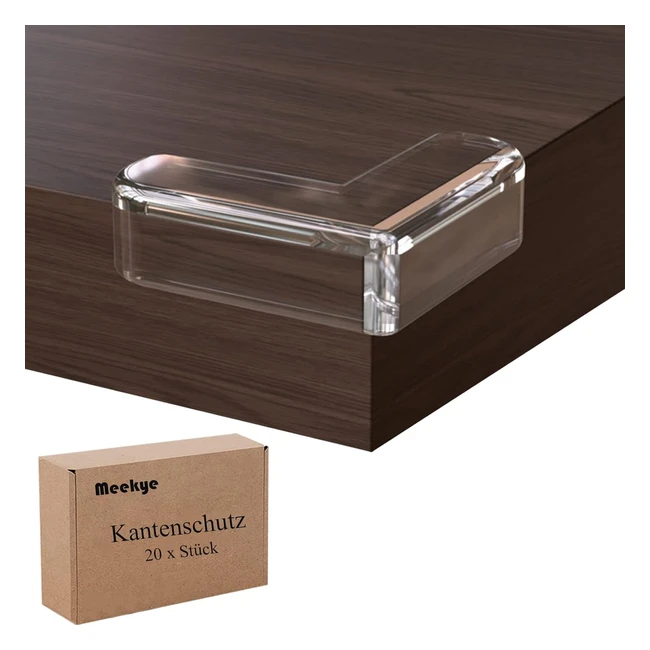 Protections coin de table pour bébé - Lot de 20 - Sécurité enfant - Coins et bords mous - Colle améliorée