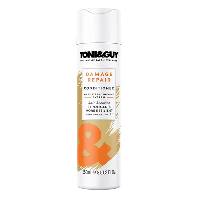 Toni & Guy Professional Damage Repair Conditioner - Keratin Active Technology - Revive and Restore Hair - 250ml