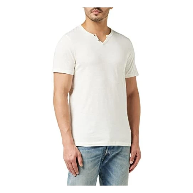 Camiseta Jack & Jones JJEsplit Neck Tee SS Noos para hombre - Ref. 123456 - 100% algodón