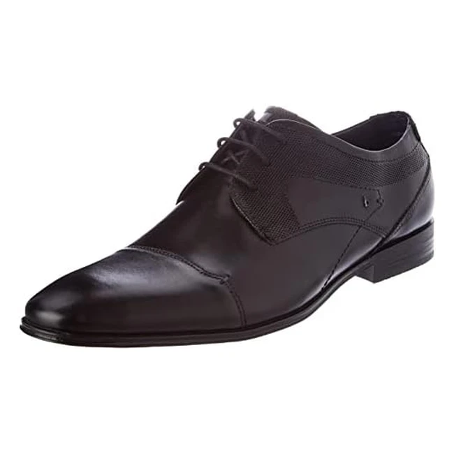 Derbys homme Bugatti Mattia noir - Réf. 1000 - Taille 46 EU