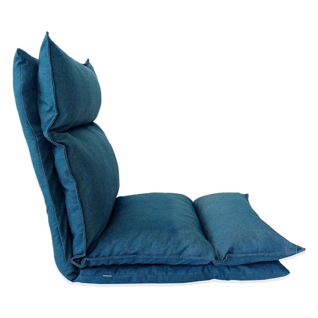 Poltrona futon yoga Rebecca Mobili misure 70x56x70 cm poliestere e metallo ar