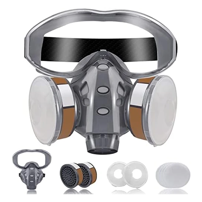 Maschera Respiratoria Facemoon con Filtro in Cotone - Protezione Antigas e Particelle