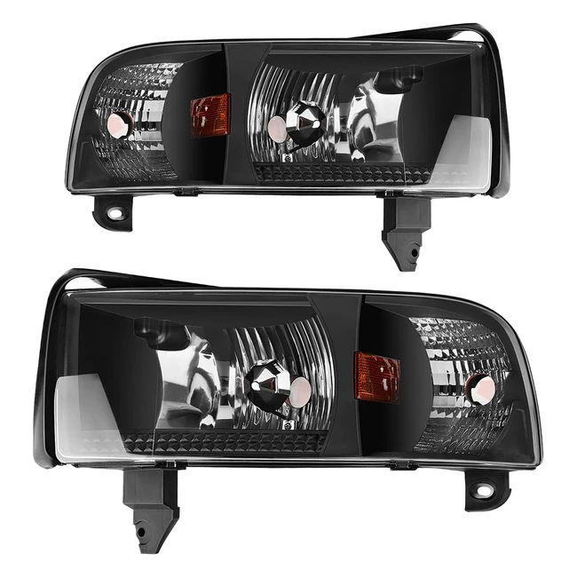 Autosaver88 Headlight Assembly for Dodge Ram 1500/2500/3500 - Unique European Luxury Look