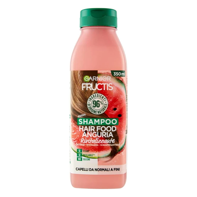 Shampoo Fructis Hair Food Anguria 350ml - Cuidado del Cabello