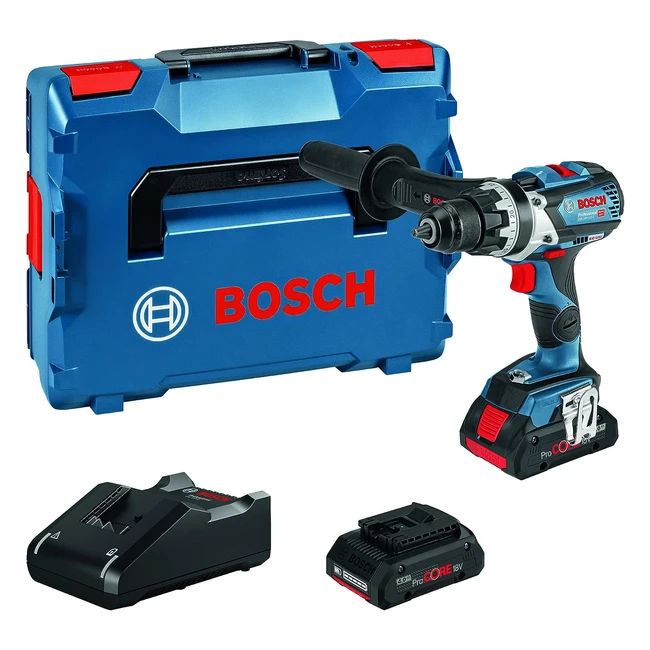 Perceuse-visseuse sans fil Bosch Professional GSR 18V110 C - 110 Nm couple maxi - 12 mm vissage maxi - 2 batteries ProCore 4.0 Ah - Chargeur GAL 18V40