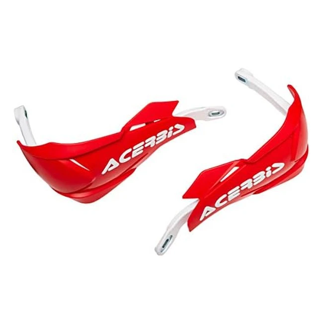 Protège-mains Acerbis Mixte Xfactory X Factory Rouge/Blanc Taille Unique EU - Référence 8500