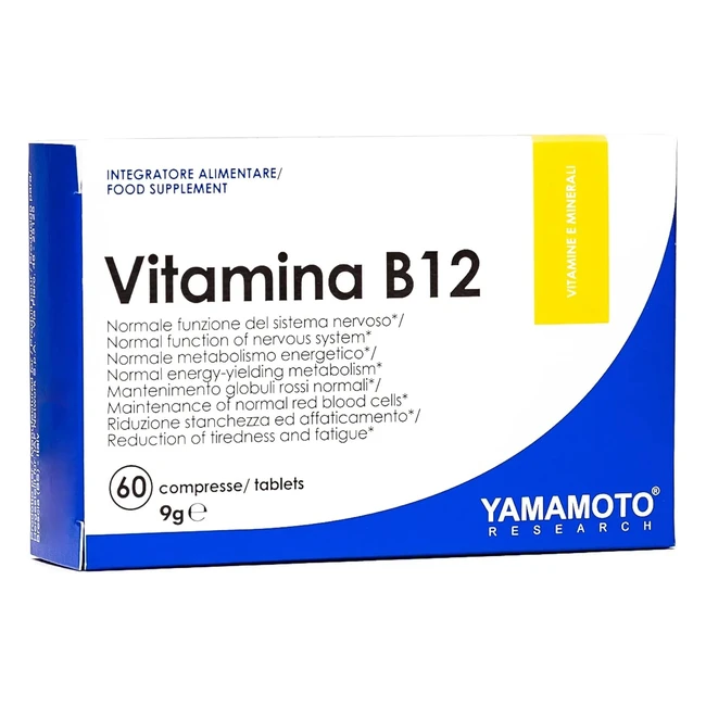 Integratore alimentare Yamamoto Research Vitamina B12 - 1000 mcg di metilcobalam