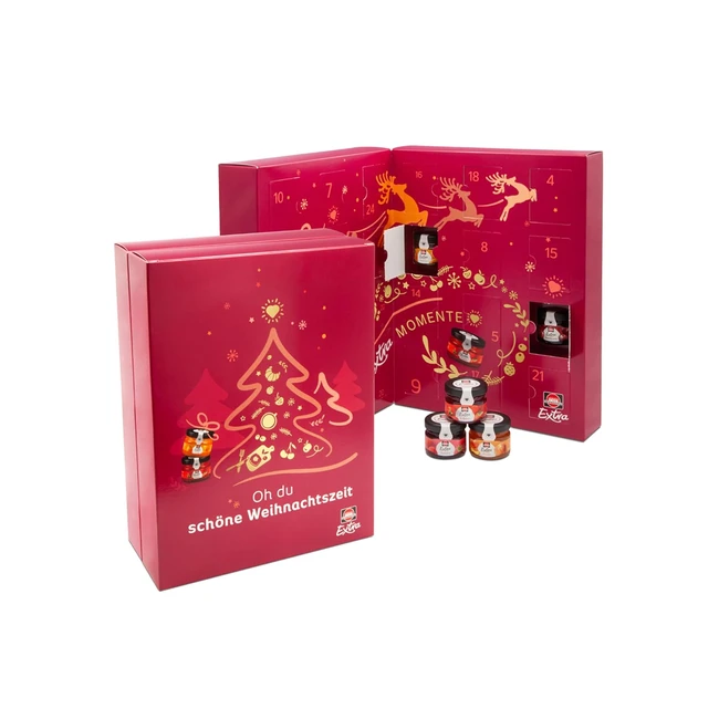 Schwartau Adventskalender 2023 - Mini Marmelade & Konfitüre - Perfektes Probierset