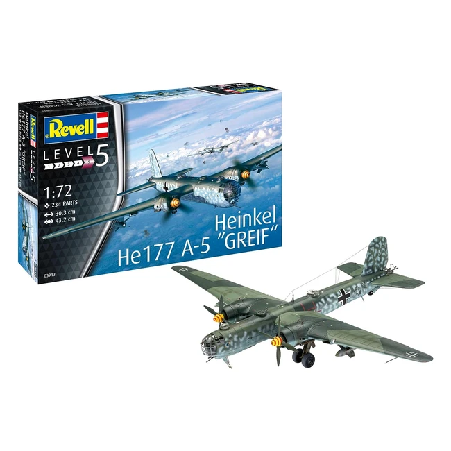 Maquette avion Heinkel He 177A Greif 1/72 - Niveau 5