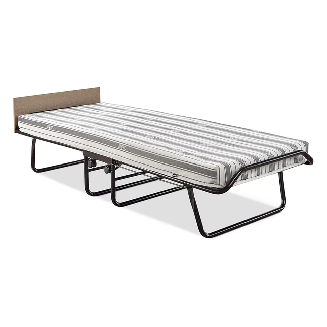 Jaybe Supreme Rückprall Klappbett Stahl Schwarz 197 x 78 x 51 cm - Atmungsaktive Matratze