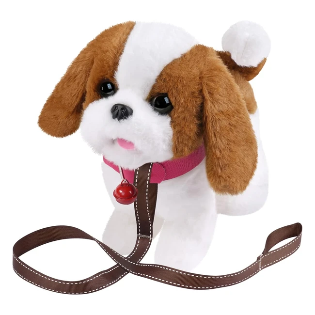 Cane Giocattolo Elettronico - Interattivo, Passeggiate, Corteccia - Regalo Compleanno per Bambini