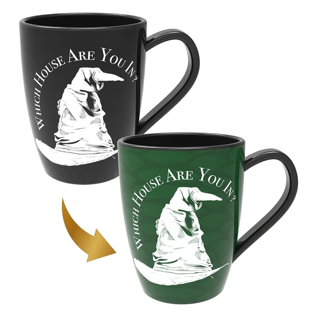 Harry Potter Sorting Hat Mug - Slytherin | Heat Reveals Your Hidden Hogwarts House