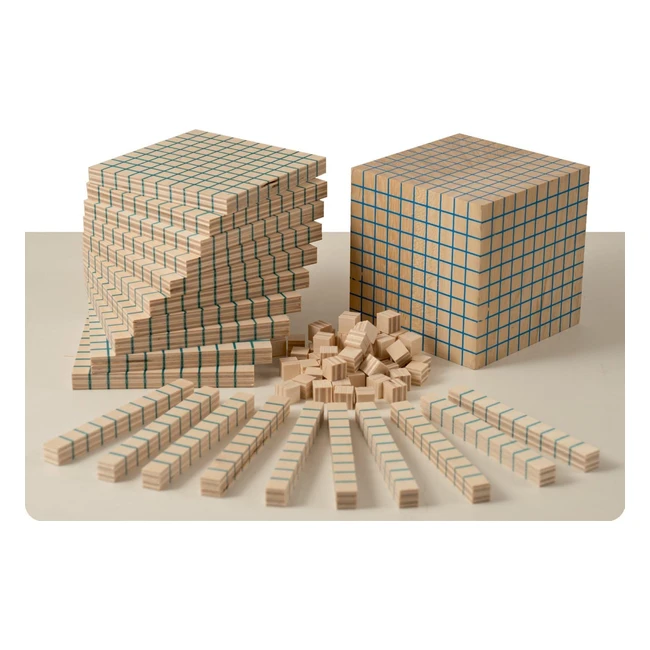 Dida Bloques Multibase Base 10 121 Pzas - ¡Aprende matemáticas jugando!